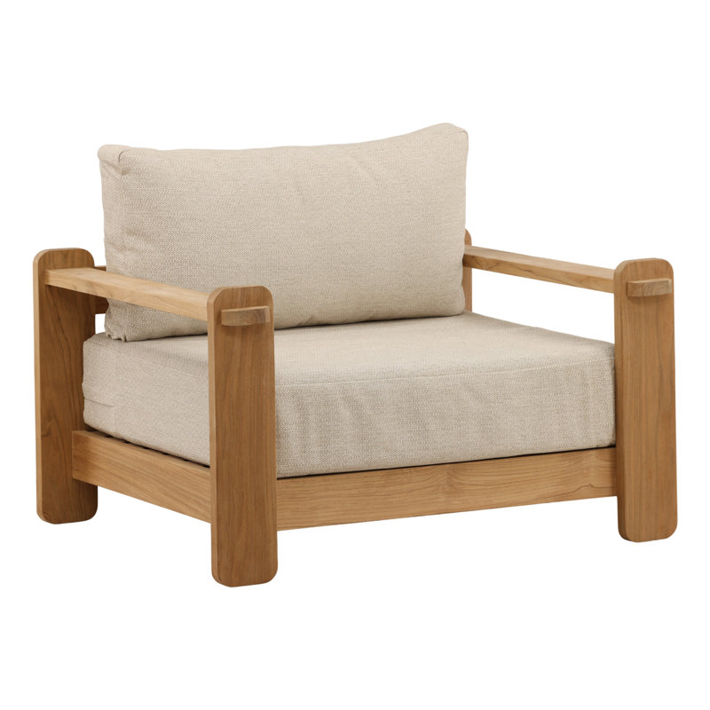Julie Outdoor Sofa Chair Taupe