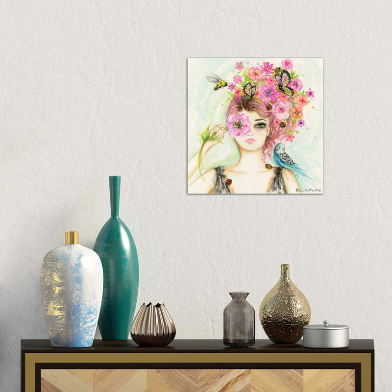 «Spring Is Here Main» par Bella Pilar, reproduction, Toile tendue, H 18 po x l 18 po x P 1,5 po