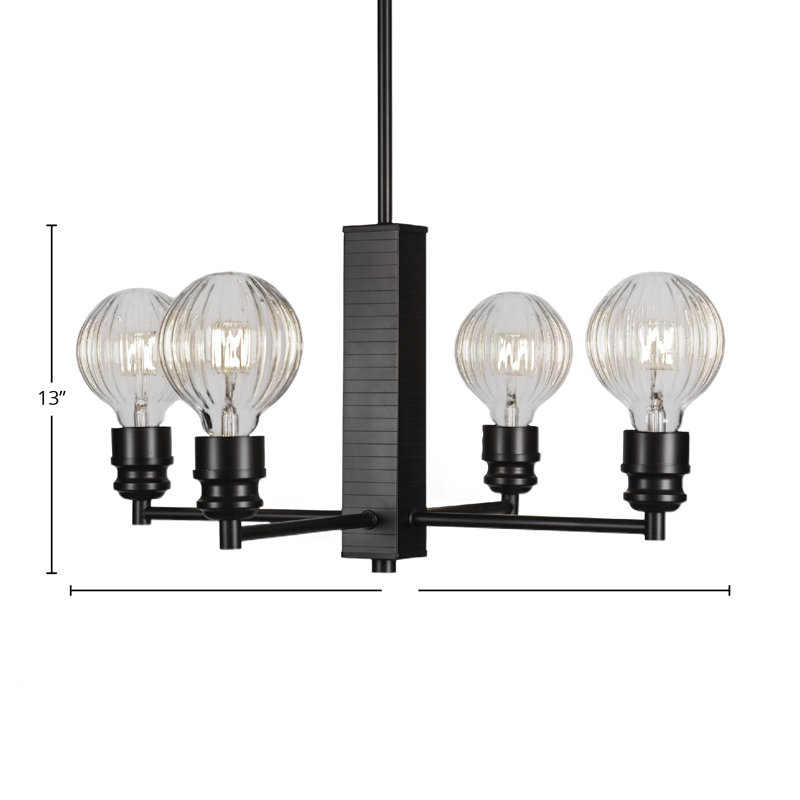 Edge 4 - Light Dimmable Geometric Chandelier