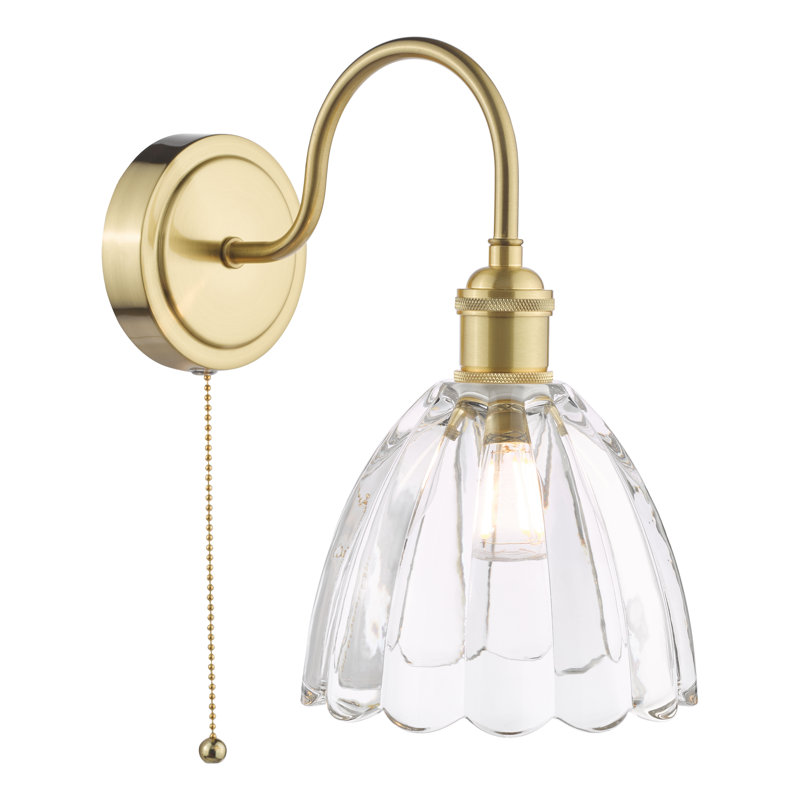 Wall Light, Natural Brass