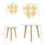 Ensemble de 2 tables basses gigognes Triangle