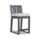 Georgie 44.21'' Aluminum Outdoor Bar Stool with Cushion