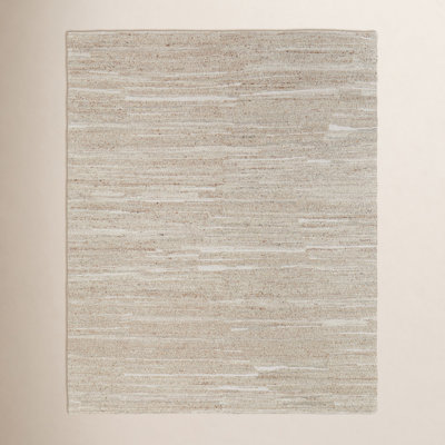 Handmade Wool Ivory Rug