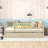 Sturdy and Versatile Daybed with Trundle and Guardrails for Optimal Rest-487617911-487617909