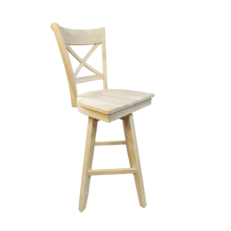 Latricha Solid Wood Counter Stool
