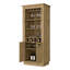Armoire à vin fonctionnelle à 4 compartiments - armoire à bar en bois: 4 fentes, rangement pour bouteilles et support-1698859332-1698859334