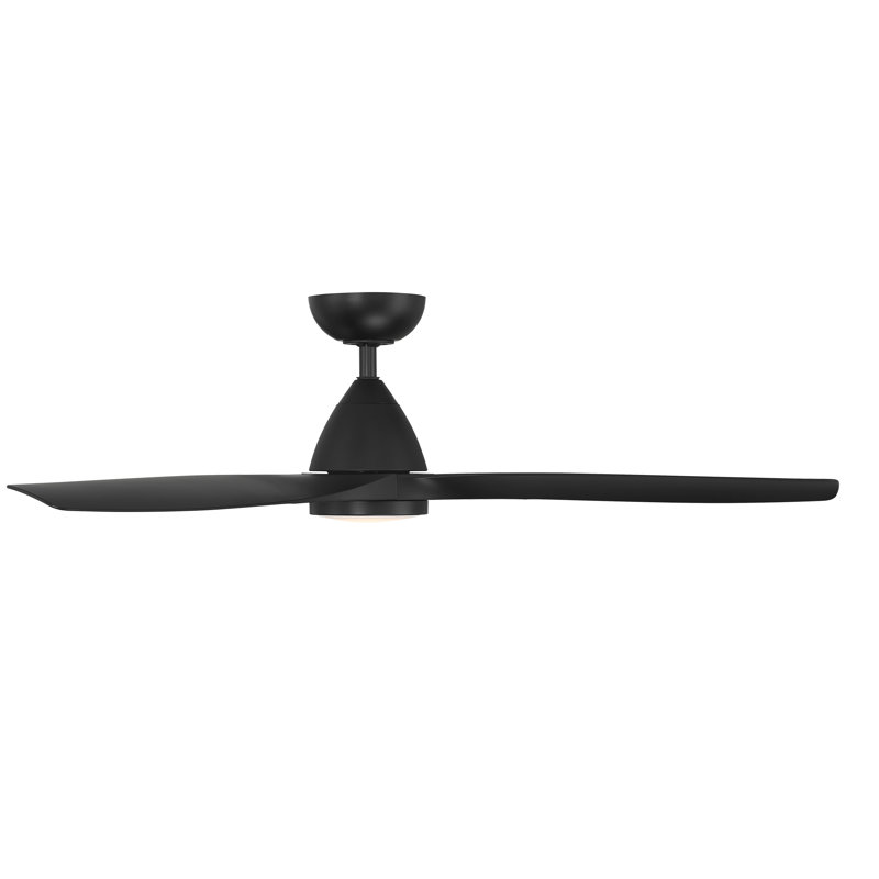Skylark 3 - Blade Indoor/Outdoor Smart Ceiling Fan with Adjustable CCT 2700K-3000K-4000K-5000K LED Light Kit and Remote Control Included, Works With Alexa and iOS or Android App