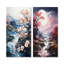 Ensemble de 2 décorations murales en métal Water River-418741585