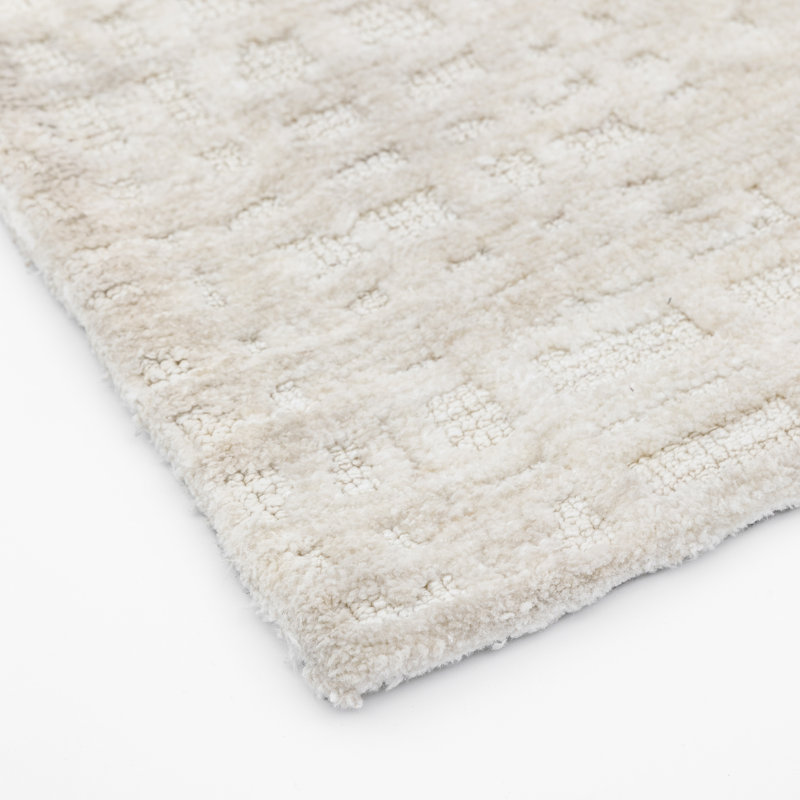 Angeleah Circular Knotted Area Rug, Rectangle 64cm x 96cm