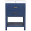 »Meuble-lavabo avec lavabo intégré, armoire de rangement élégante à 2 tiroirs, lavabo simple (remplacement de 0000001ac)