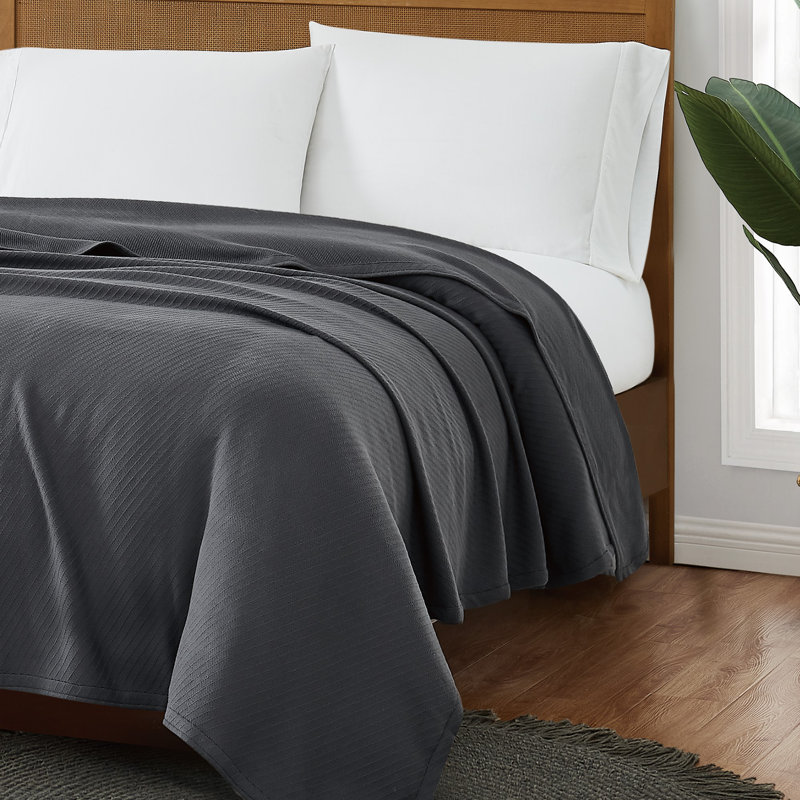 Couverture en coton FRYE, Simple TG, Vert olive