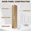 Porte de placard pliante 24 po x 80 po 2 panneaux-122483051