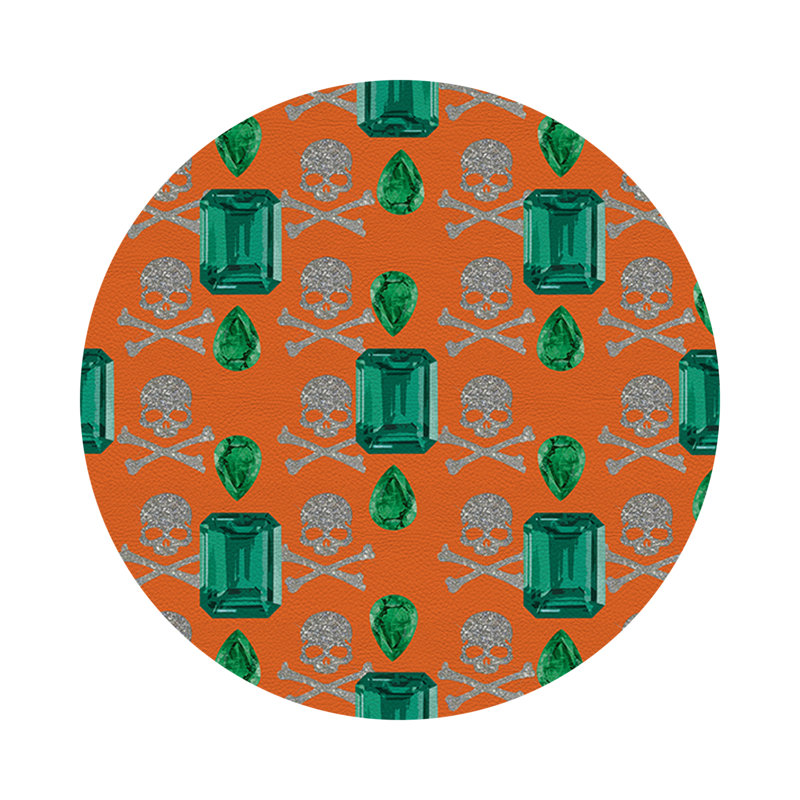 Napperon Gem Emeralds, Orange