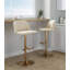  Tabourets de bar réglables Thea avec repose-pieds arrondi en T-93302579-132394857