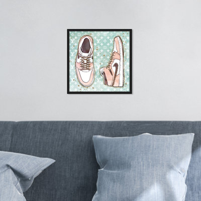 «Fashion And Glam Blush», impression sur toile