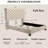 Winston Porter Fabric Upholstered Bed Frame with Adjustable Headboard-1037224320-1021784453