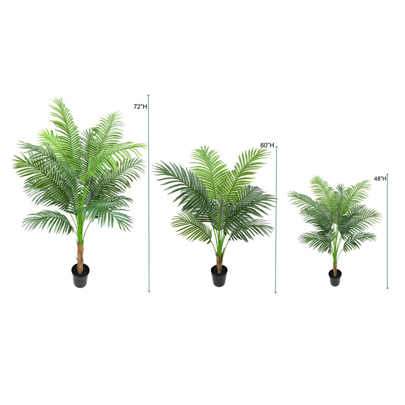 Palmier artificiel en pot, 48"