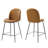 Scoop Black Powder Coated Steel Leg Performance Velvet Counter Stool-1136659309-1136949444