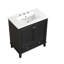 Meuble-lavabo simple 18,3 po avec comptoir