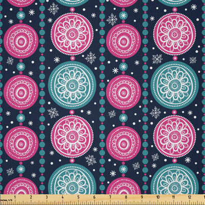 Alieen Floral Circles Fabric