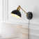 Cimarron Iron Plug-in Swing Arm Sconce with USB Charging Port