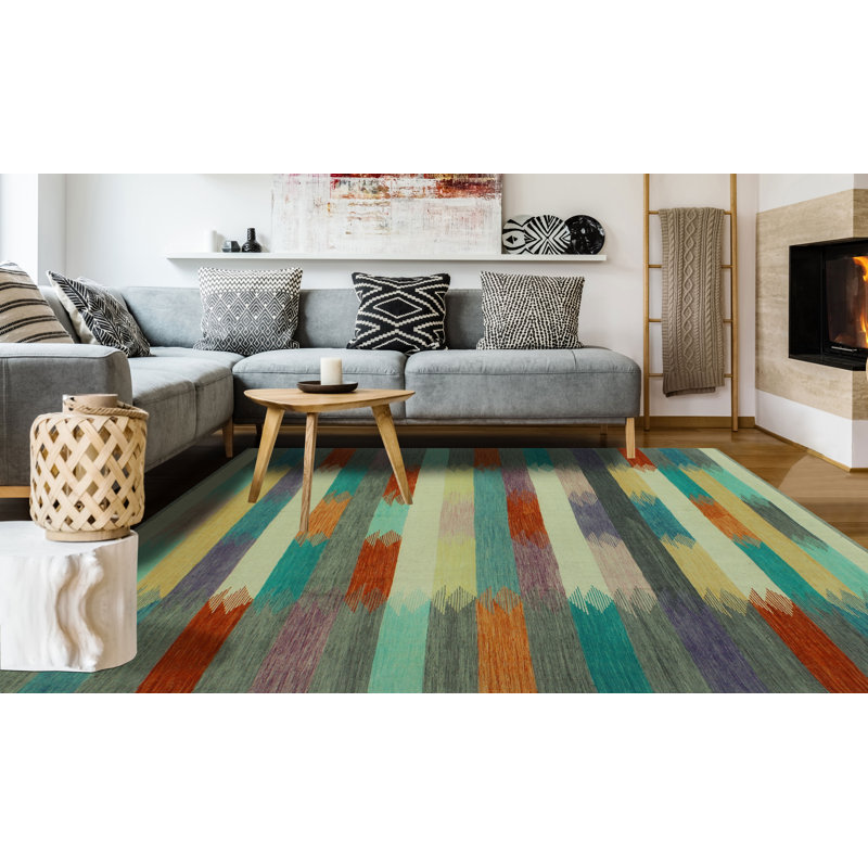 Bodette Wool Striped Indoor Rug