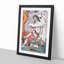 Uzaemon & Otani by Katsukawa Shunsho - Picture Frame Painting Print-55641616-55641606