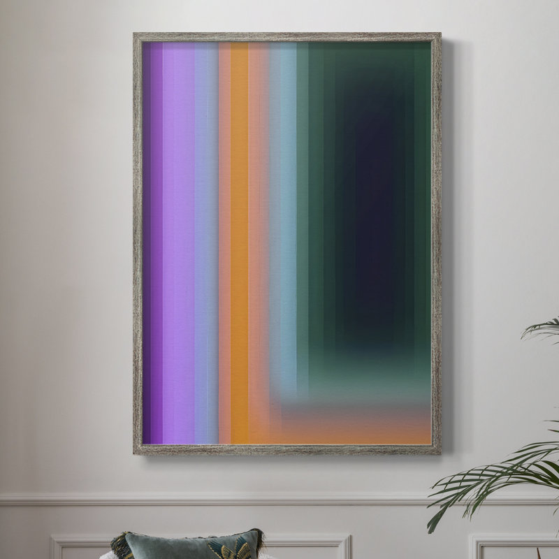 «Glitch Sequence I», reproduction encadrée - bois massif, H 21 po x l 17 po