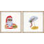 Chavis Chavis Santa On Vacation - 2 Piece Single Picture Frame Painting-566801698