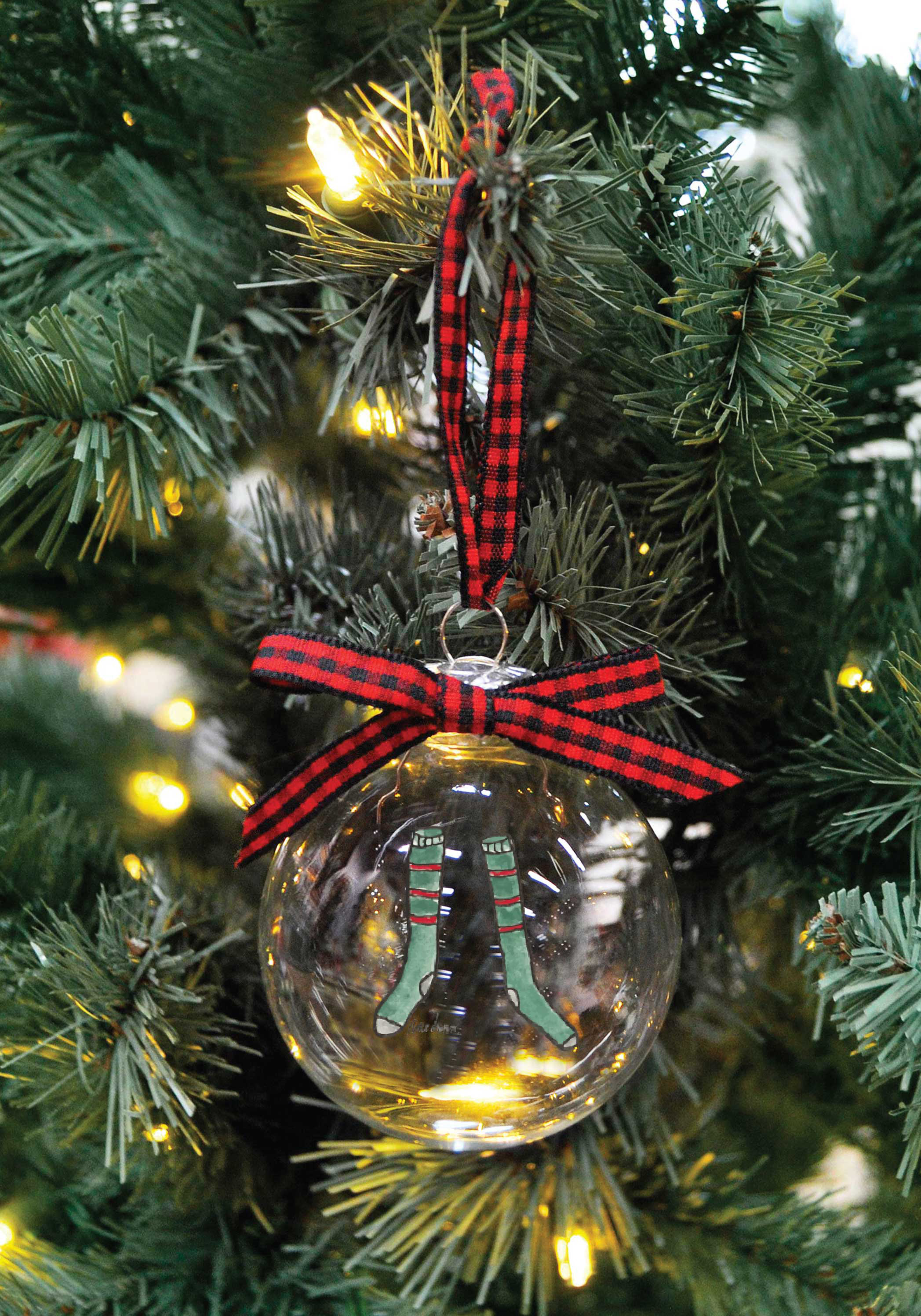 Northlight 4.5 in. Clear Glass Merry Christmas Glass Ball Ornament