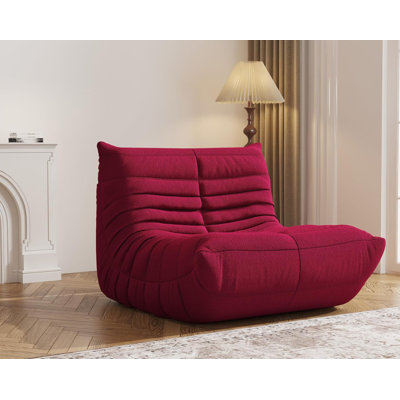 Canapé de fauteuil à billes de 38 po de largeur, sans assemblage, parfait pour la chambre à coucher, le bureau ou le salon