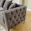 Canapé modulaire en L avec rangement convertible, tissu chenille, accoudoir carré, canapé moderne, 3 places, dossier gris foncé, gris et facilité-1006863738