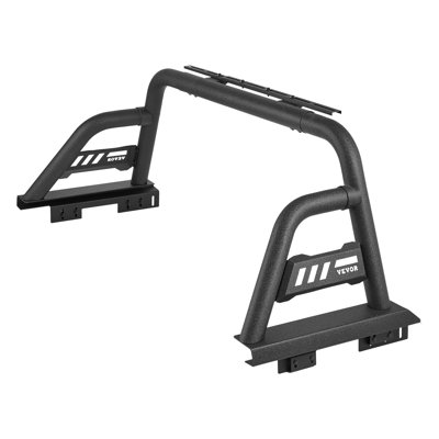 Barre anti-roulis pour lit de camion, support de chasse universel réglable pour camionnette compatible avec un camion pleine grandeur, fabrication en acier au carbone avec support de lumière d'extension, aucun support inclus
