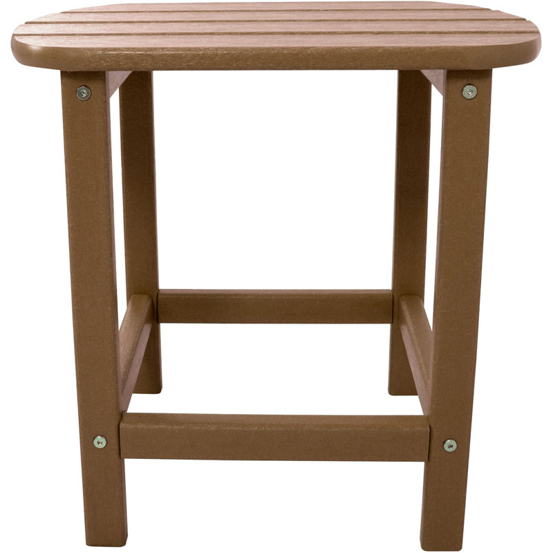 Grafton Square Outdoor Side Table , 19 " W 15 " D, Teak