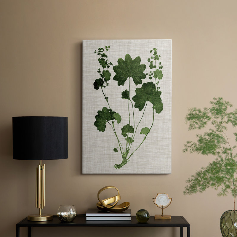Feuillage de forêt sur toile de lin - galerie Cavas sur mesure, H 18 po x l 12 po