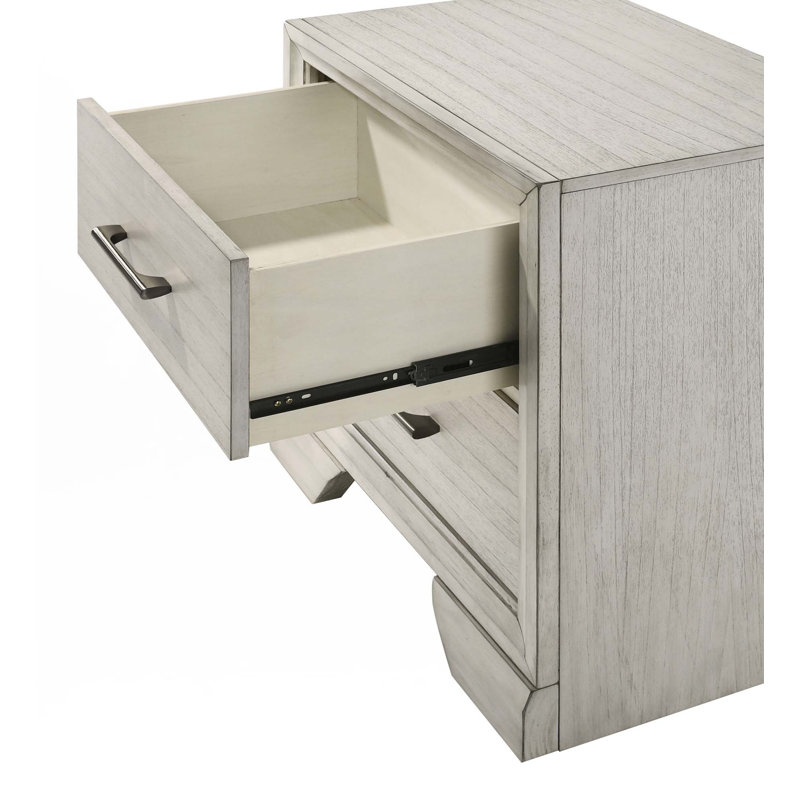 Table de chevet 1 tiroir à deux tiroirs de style contemporain