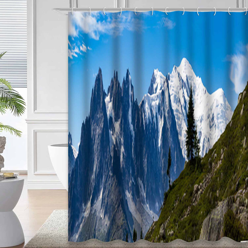 Rideau de douche Mountain Mountain, 72" L x 72" W
