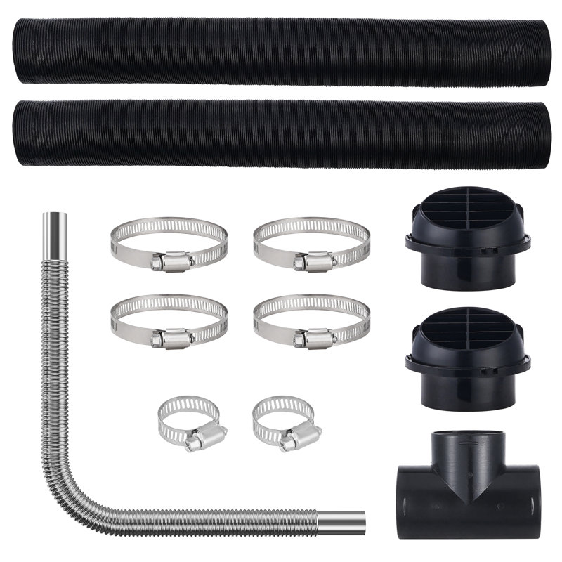 Ensemble de conduit de chauffage au gazole, tuyau de conduit d'air extensible de 3 po