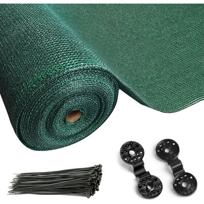 Fabric Fence 30 cm H x 20 cm W Fabric Fence Panels Fencing with 5 Panel(s) Included