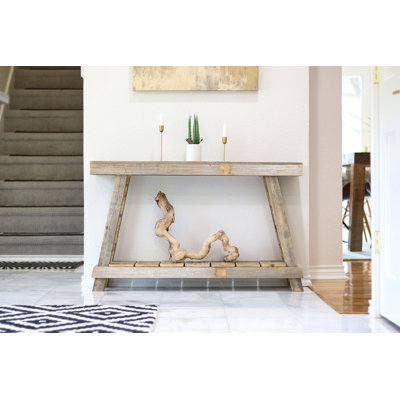 Wendie 46'' Solid Wood Console Table