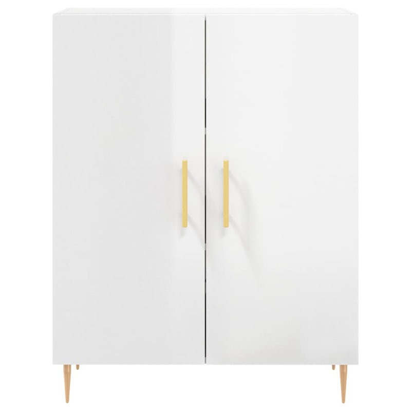 Mariacristina 2 - Door Rectangle Accent Cabinet, High Gloss White