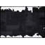 Tapis noir / blanc abstrait en cuir de vache intérieur / extérieur-1567959731