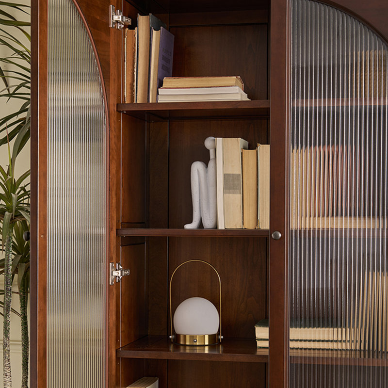 Bibliothèque américaine en bois massif