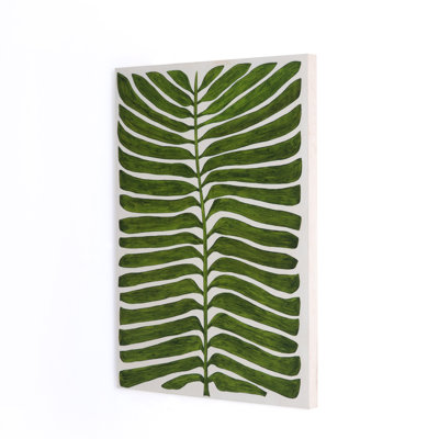 Alveretta Deplazium by Marianne Hendriks - Floater Frame Graphic Art on Wood