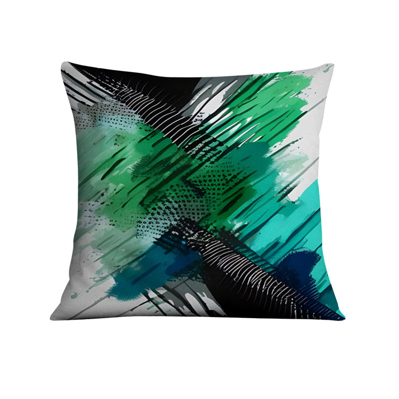 Coussin décoratif, Housse de coussin seulement - sans coussin, H 18 po x l 18 po