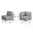 Askia Upholstered U-Shaped Sectional Symmetrical-1617078437