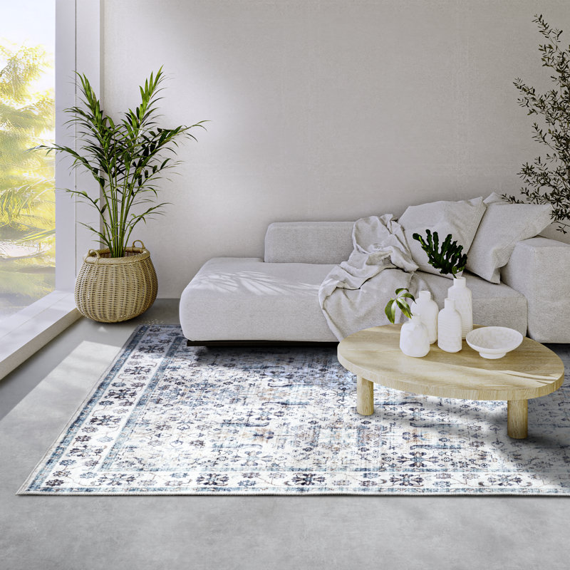 Saveh Oriental Machine Woven Area Rug, Rectangular 160 x 230cm