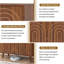 Buffet décoratif avec lignes à découper, buffet moderne avec ...
