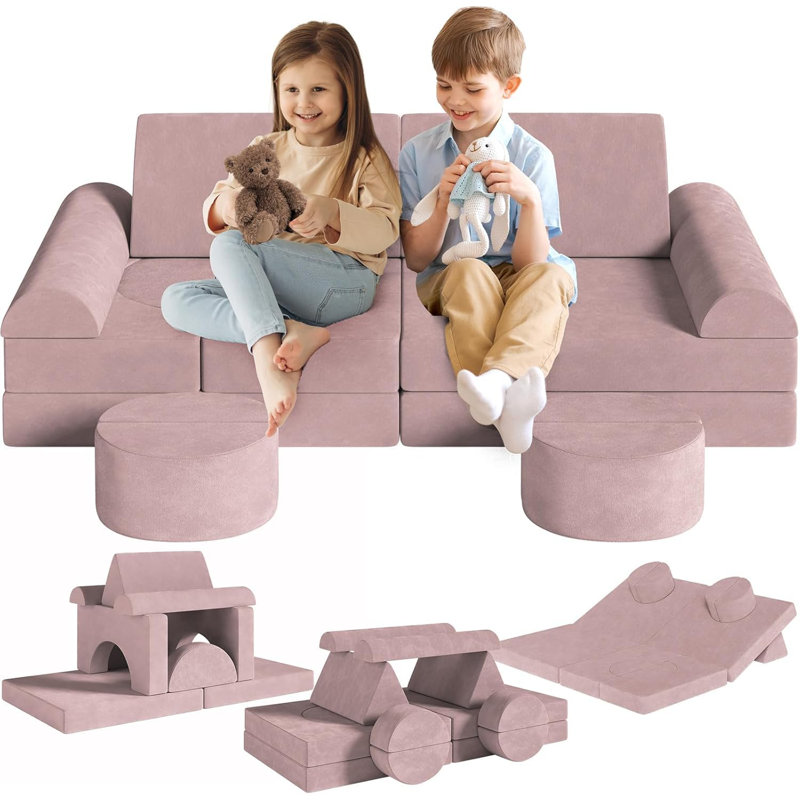 2 Seater Sofa, Pink