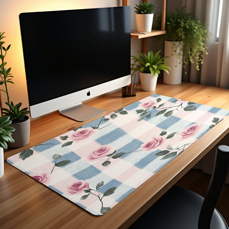 Polyester Desk Pad, 14.4x12.1